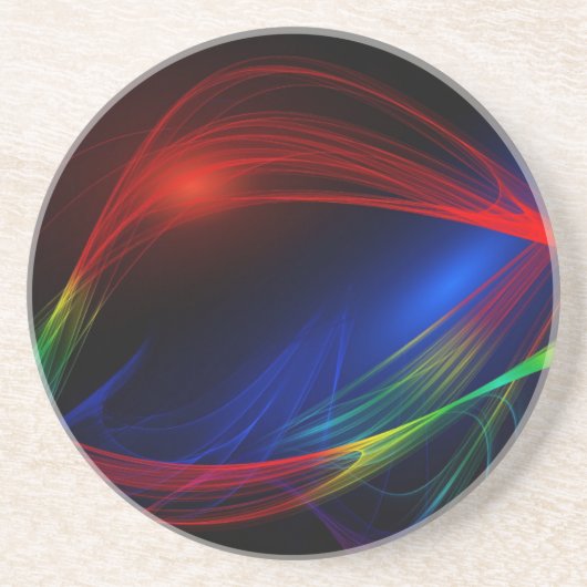 Kleurrijk Zandsteen Onderzetter (Voorkant)