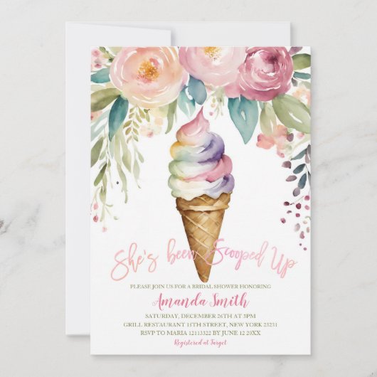 Kleurrijk, ze heeft een Vrijgezellenfeest feestje  Kaart (Voorkant)