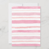 Kleurrijk, ze heeft een Vrijgezellenfeest feestje  Kaart (Achterkant)