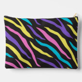 Kleurrijk Zebra glitterpatroon Etui (Achterkant)