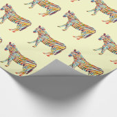 Kleurrijk Zebra-opvulpapier Cadeaupapier (Hoek)