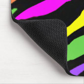 Kleurrijk Zebra Patroon - mousepad Muismat (Hoek)