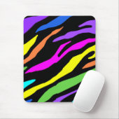 Kleurrijk Zebra Patroon - mousepad Muismat (Met muis)
