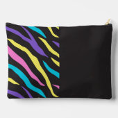 Kleurrijk zebra strepenpatroon accessoiretas etui (Achterkant)