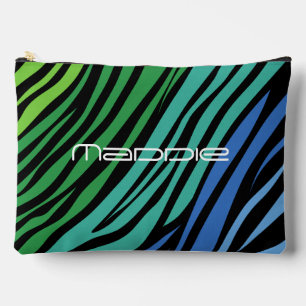 Kleurrijk zebra strepenpatroon etui