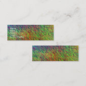 Kleurrijk Zee Bed II Mini Visitekaartje (Voorkant / Achterkant)