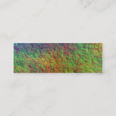 Kleurrijk Zee Bed II Mini Visitekaartje (Achterkant)