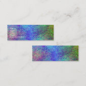 Kleurrijk Zee Bed III Mini Visitekaartje (Voorkant / Achterkant)