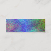 Kleurrijk Zee Bed III Mini Visitekaartje (Achterkant)