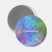 Kleurrijk Zee Bed III - Sjabloon Magneet (Voorkant / Achterkant)