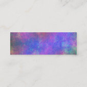 Kleurrijk Zee Bed IV Mini Visitekaartje (Achterkant)