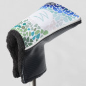 Kleurrijk Zee Glas Golfheadcover (3/4 voorkant)
