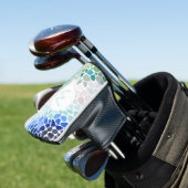 Kleurrijk Zee Glas Golfheadcover (Insitu)