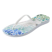 Kleurrijk Zee Glas Teenslippers (Schuin)