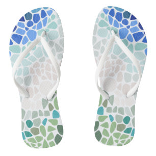 Kleurrijk Zee Glas Teenslippers