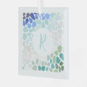 Kleurrijk Zee Glass Keepomwille Glass Ornament (Voorkant links)