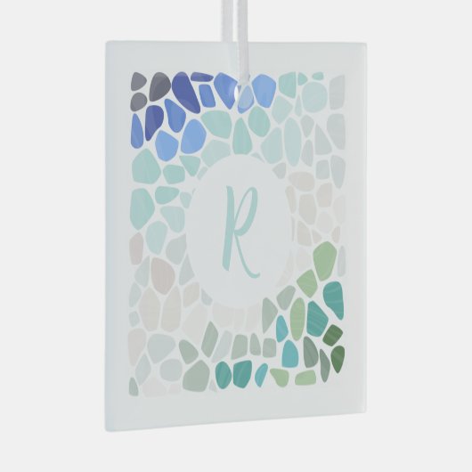 Kleurrijk Zee Glass Keepomwille Glass Ornament (Voorkant Rechts)