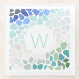 Kleurrijk Zee Glazen Onderzetter