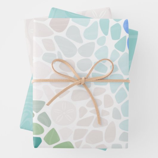 Kleurrijk Zee Inpakpapier Vel (In situ)