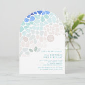 Kleurrijk Zee Kaart (Staand voorkant)