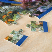 Kleurrijk zee koraal & vis puzzel (Zijkant)