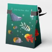 Kleurrijk Zee - Onderwaterthema Bedankdoosjes (Achterkant)