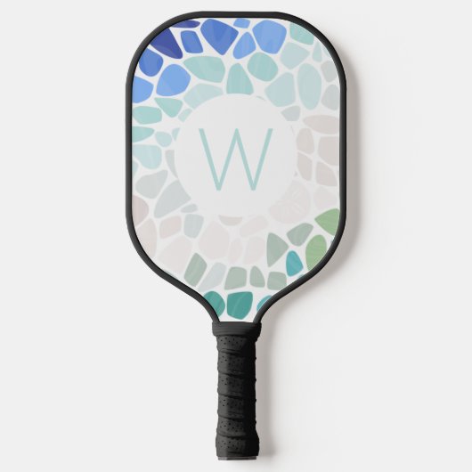 Kleurrijk Zee Pickleball Paddle (Voorkant)