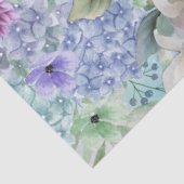 Kleurrijk Zee Schildpad & Waterverf Bloemen Tissuepapier (Detail)