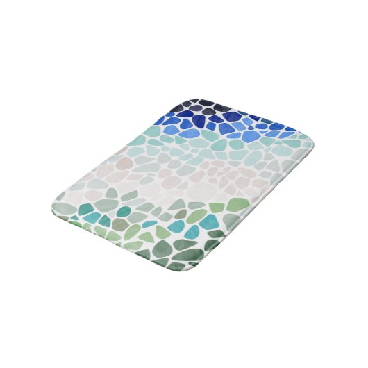Kleurrijk Zee, snijvlak Badmat (Gekanteld)