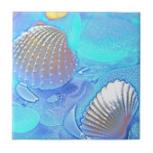 Kleurrijk Zee Tegeltje (Voorkant)