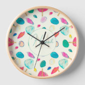 kleurrijk zeeshells Beige Patroon (Voorkant)