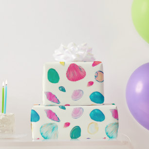 kleurrijk zeeshells Beige Patroon Cadeaupapier