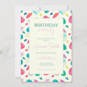 kleurrijk zeeshells Beige Patroon Kaart (Voorkant)