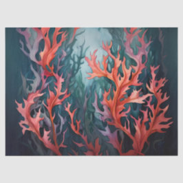 kleurrijk zeewier tissuepapier