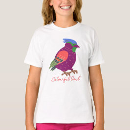 Kleurrijk Ziel Ontwerp T-shirt