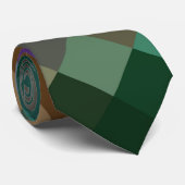 Kleurrijk Zigzag Naadloos Patroon Stropdas (Opgerold)