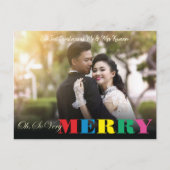 Kleurrijk zo erg vrolijk | 2 Foto Kerstmis Briefkaart (Voorkant)