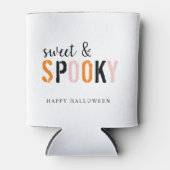 Kleurrijk zoet en woordrijk | Happy Halloween Blikjeskoeler (Voorkant)