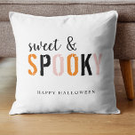 Kleurrijk zoet en woordrijk | Happy Halloween Kussen<br><div class="desc">Kleurrijk zoet en woordrijk | Happy Halloween</div>