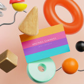 Kleurrijk Zomer Gepersonaliseerd Visitekaartje