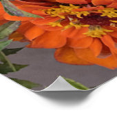 Kleurrijk zomerboeket poster (Hoek)