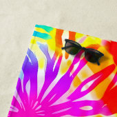 KLEURRIJK ZOMERONTWERP STROPDAS-DYE STRANDLAKEN (In situ)