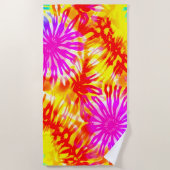 KLEURRIJK ZOMERONTWERP STROPDAS-DYE STRANDLAKEN (Voorkant)