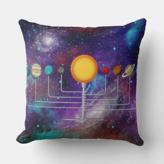 Kleurrijk Zonnestelsel Galaxy Space Art Design Kussen