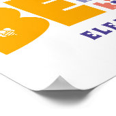 Kleurrijk Zot Eerlijk Aardig Inspirerend Poster (Hoek)