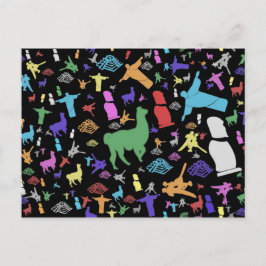 Kleurrijk Zuid-Amerika Briefkaart