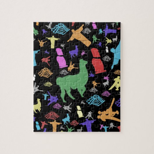 Kleurrijk Zuid-Amerika Legpuzzel (Verticaal)