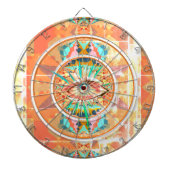 Kleurrijk Zuid-Western geometrisch patroon Dartbord (Voorkant)