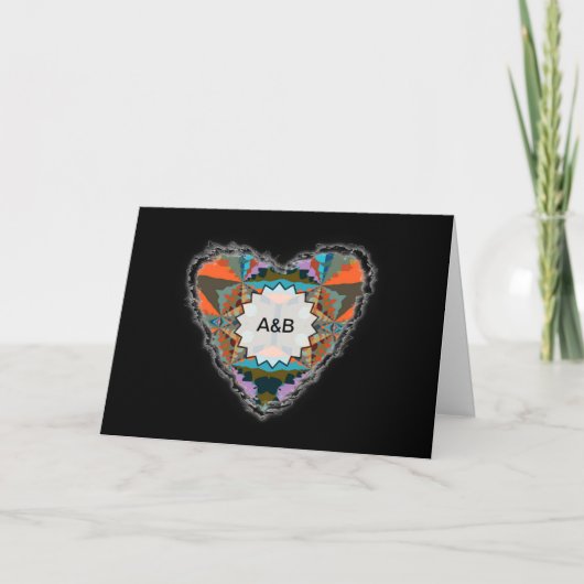 Kleurrijk Zuid-Western geometrisch patroon Feestdagen Kaart (Voorkant)