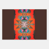 Kleurrijk Zuid-Western geometrisch patroon Inpakpapier Vel (Voorkant 3)